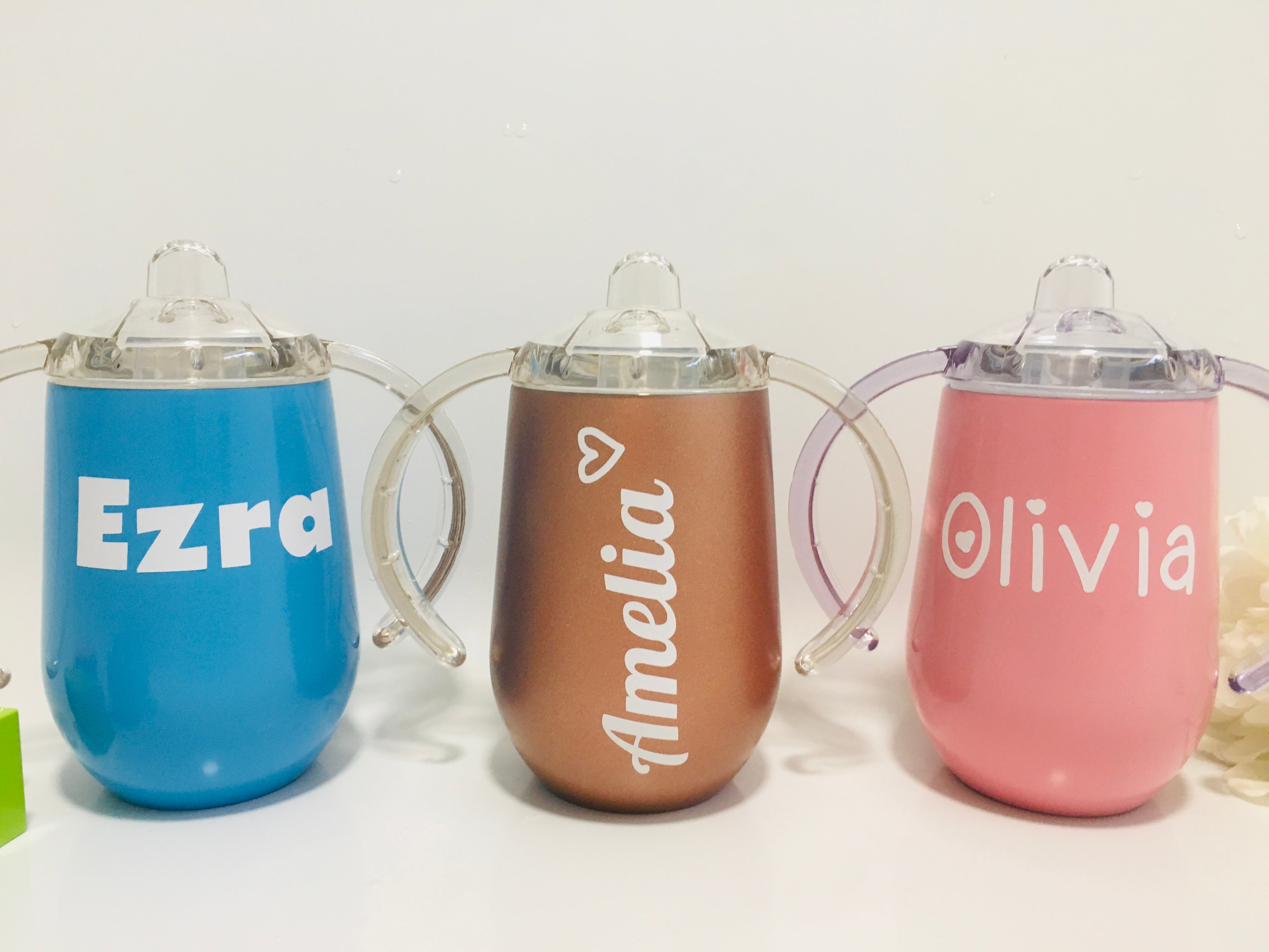 Personalized Baby 10oz Sippy Cup Stainless Steel Tumbler