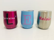 Load image into Gallery viewer, Come Wine With Me: Personalised Stainless Steel Wine/Beer/Cocktail Tumbler 350ml
